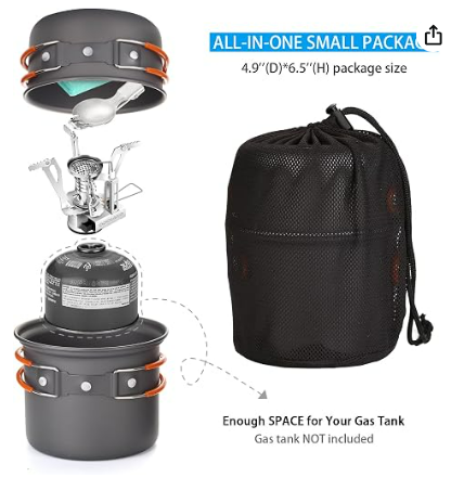 Cook Anywhere, Adventure Everywhere: The Compact Camping Cookware Kit Built for Life Outdoors