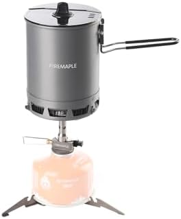 Fire-Maple Petrel G3 Pot & Greenpeak 1 Gas Stove Camping Cooking Set by Fire-Maple