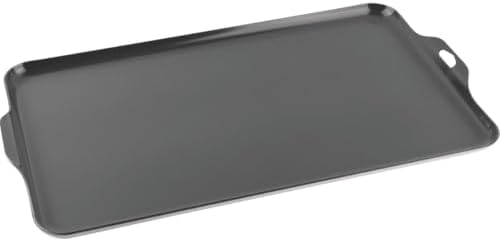 Coghlan's Camp Griddle, Lightweight Aluminum, 17.5 x 10 Size, Non-Stick Ceramic Coating Cooking Surface for Two Burner Stoves, Ideal for Camping and Outdoor Cooking by Coghlans