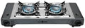 GasOne 2-Burner Portable Camp Stove - High Output 15,300 BTU - With Durable Carrying Case, Automatic Ignition, Safety Features, Perfect for Camping, Hiking, Tailgating, and Emergency Preparedness by GASONE