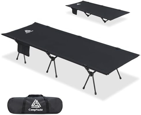 Ultralight Camping Cot for Adults, Aluminium Backpacking Folding Bed by YOUGYM