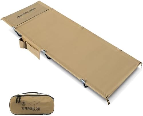 ONETIGRIS SUPRAGRIS Camping Cot, Support Up to 400lbs, Lightweight Comfortable Folding Bed for Camping, Hiking, Backpacking, Travel, Car Trips, Office Nap by OneTigris