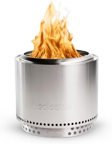 Solo Stove Bonfire w/Stand | 19.5" Smokeless Wood Burning Fire Pit, Silver by Unknown