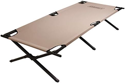 Coleman Trailhead II Large Folding Cot with Easy Setup & Takedown, Supports Adults up to 6ft 2in or 300lbs, Great for Camping, Lounging, Elevated Sleeping, Guests, & More by Unknown