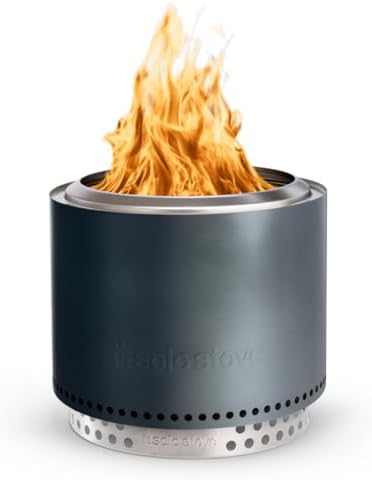 Solo Stove Bonfire w/Stand | 19.5" Smokeless Wood Fire Pit, Gunmetal by Unknown