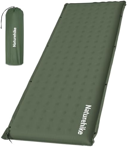 Naturehike Connectable Self Inflating Sleeping Pad, 2.36" Memory Foam Camping Pad, Backpacking Camping Mattress Pad for Tent, Travel, Car, Hammock by Naturehike