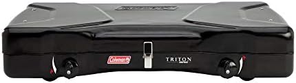 Coleman Triton 2-Burner Propane Stove, Portable Camping Cooktop with 2 Adjustable Burners & Wind Guards, 22,000 BTUs of Power for Camping, Tailgating, Grilling, BBQ, & More by Unknown