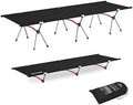 Naturehike ArmyWild Folding Camping Cot, Height Adjustable Ultralight Backpacking Cot, Portable Camping Bed for Camping Hiking Travel Home by Naturehike