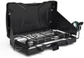 Coleman Triton 2-Burner Propane Stove, Portable Camping Cooktop with 2 Adjustable Burners & Wind Guards, 22,000 BTUs of Power for Camping, Tailgating, Grilling, BBQ, & More by Unknown