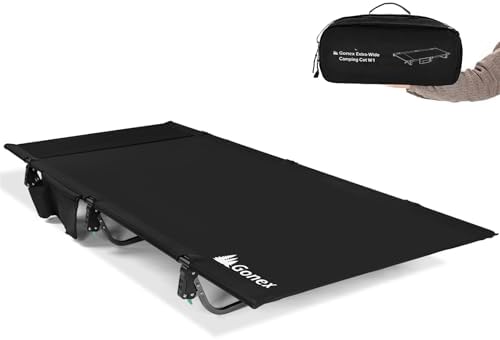Gonex 31" Wide Camping Cot Lightweight Folding Portable Camp Cot for Adult by Gonex