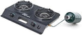 Coleman PEAK1 2-Burner Portable Camping Stove, Premium 20,000 BTUs Gas Stove with Adjustable Burners & Carry Case, Great for Camping, Tailgating, Grilling, BBQ, & More by Unknown