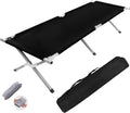 HOMSUPPLIE'S Folding Camping Cot,Outdoor Portable Camp Bed, Sleeping Cots with Carry Bag (Black) by Unknown
