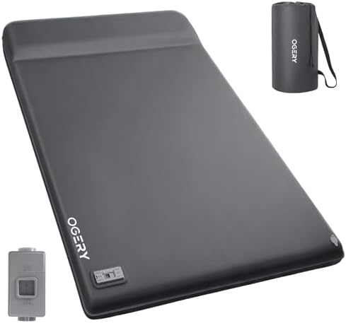 OGERY Self Inflating Sleeping Pad with Electric Pump, Memory Foam by OGERY