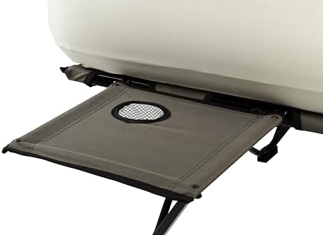 Coleman Queen-Size Airbed Cot Combination, Folding Air Mattress with Steel Frame & Side Table, Battery Pump Included, Great for Camping, Lounging, Elevated Sleeping, Guests, & More - Image 5