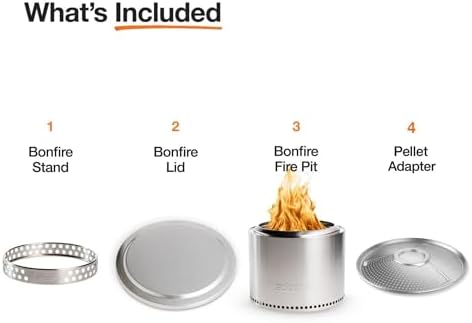 Solo Stove Bonfire Essential with Pellet Adapter Bundle | 19.5" Fire Pit - Image 2