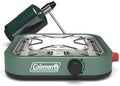 Coleman Cascade 18 1-Burner Camping Stove, Portable Cooktop with 8000 BTUs & Matchless Lighting, Fits 12-Inch Pan, Great for Outdoor Cooking, Camping, Tailgating, Grilling, BBQs, & More by Unknown