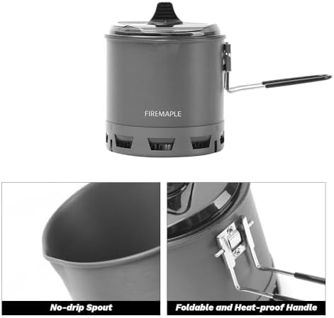 Fire-Maple Petrel G2 Pot & Greenpeak 1 Gas Stove Camping Cooking Set - Image 5