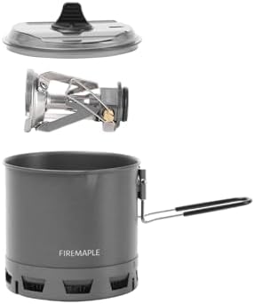 Fire-Maple Petrel G2 Pot & Greenpeak 1 Gas Stove Camping Cooking Set - Image 4