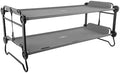 Disc-O-Bed XL Outdoor Modular 2 Person Double Camping Cot Portable Bed with 2 Height Options for Adults, Sleep Solution for Tents, Grey by Disc-O-Bed