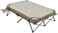 Naturehike Queen-Sized Airbed Cot Combo, Folding 2 Person Camping Cot with Air Mattress, Side Table and Wheeled Carry Bag, Camping Bed for Outdoor Camp Guests (Pump Not Included) by Naturehike
