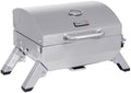 Royal Gourmet GT1001 Stainless Steel Portable Grill, 10000 BTU BBQ Tabletop Gas Grill with Folding Legs and Lockable Lid, Outdoor Camping, Deck and Tailgating, Silver by RoyalGourmetCorp