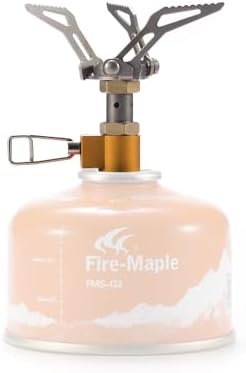 Fire-Maple FMS-300T Portable Camping Stove Ultra Light Titanium Gas Stove by Fire-Maple