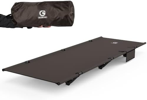 G2 GO2GETHER Foldable Camping Cot, Durable Travel Tent Cot, Ultralight for Backpacking, Comes with Storage Bag(Black/Green/Brown) (Brown) by G2GO2GETHER