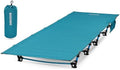 MARCHWAY Ultralight Folding Tent Camping Cot Bed, Portable Compact for Outdoor Travel, Base Camp, Hiking, Mountaineering, Lightweight Backpacking (Blue) by MARCHWAY