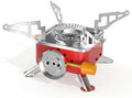 SYIPO Portable Camping Stove, Ultralight Backpacking Stove with Stable Support Wind-Resistance Camp Stove, Mini Outdoor Folding Metal Camping Gas Stove for Camping, Hiking, Cooking, ect. by SYIPO