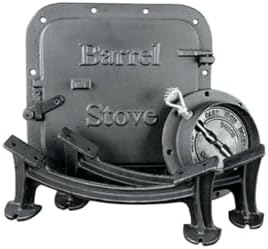 US Stove BSK1000 Barrel Camp Stove Kit, Medium, Black - Image 2