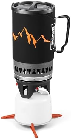 Odoland 1.4L Heat Exchanger Camping Stove Outdoor Camping Cookware by Odoland