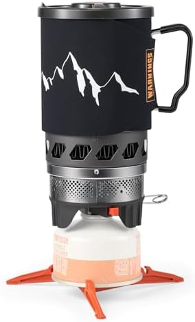 Odoland 0.9L Heat Exchanger Backpacking and Camping Stove System by Odoland