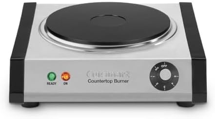 Cuisinart CB-30P1 Cast-Iron Single Burner, Stainless Steel by Cuisinart