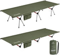 Naturehike ArmyWild Folding Camping Cot, Height Adjustable Ultralight Backpacking Cot, Portable Camping Bed for Camping Hiking Travel Home by Naturehike
