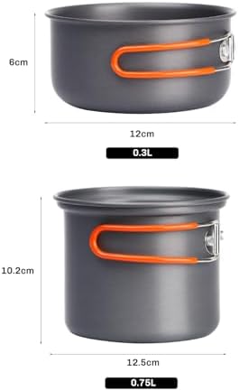 Fire-Maple Camping Pot Bowl Foldable Backpacking Solo Cooking Set - Image 6