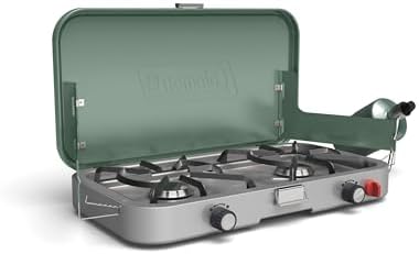 Coleman Cascade 3-in-1 Outdoor Camp Stove, Portable Cooktop with Included Cast-Iron Grill & Griddle Accessories, 24,000 BTUs of Power for Camping, Tailgating, Grilling - Image 2