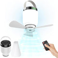 2 in 1 Camping Fan with Lantern, Tent Ceiling Fans with Lights and Remote by Unknown