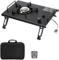 Camping Stove for IGT Table, Portable Isobutane Gas Stove with Carry Bag, 4000W Camp Stove,Folding Propane Burner, IGT Accessories for Picnic, RV, Car Trip, Tailgating, Patio, Backyard by GRILLFORCE