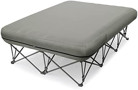 KAMPKEEPER Camping Cot for Adults with Air Mattress, No Air Pump by KAMPKEEPER