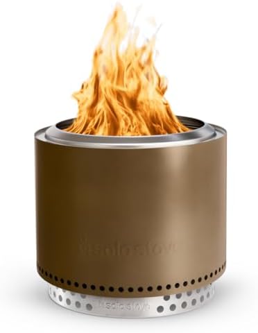 Solo Stove Bonfire w/Stand | 19.5" Smokeless Wood Burning Fire Pit, Bronze by Unknown