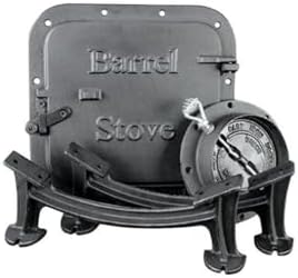 US Stove BSK1000 Barrel Camp Stove Kit, Medium, Black by UnitedStatesStoveCo