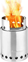 Solo Stove Titan Camping Stove Portable Stove for Backpacking and Outdoor Cooking Great Stainless Steel Camping Backpacking Stove Compact Wood Stove Design-No Batteries or Liquid Fuel Canisters Needed by Unknown