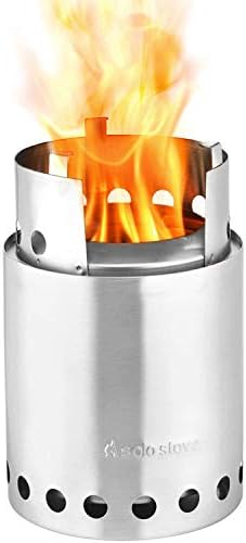 Solo Stove Titan Camping Stove Portable Stove for Backpacking and Outdoor Cooking Great Stainless Steel Camping Backpacking Stove Compact Wood Stove Design-No Batteries or Liquid Fuel Canisters Needed by Unknown