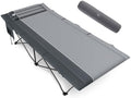 TIMBER RIDGE 31.8" W Extra Wide Heavy Duty Camping Cot for Adult, XL Cots by TIMBERRIDGE