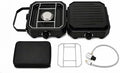 Camping Stove 2 Burner Propane with Griddle, Portable Foldable Camp Stove with Piezo Ignition, Adjustable Burners, Gas Hose & Carry Bag by Unknown