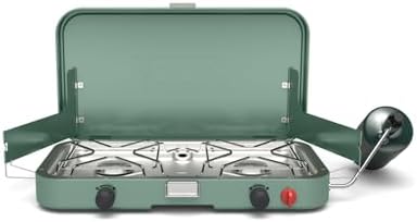 Coleman Cascade 222 2-Burner Camping Stove, Portable Cooktop with 22,000 BTUs, Matchless Lighting, & Dual Wind Guards, Great for Outdoor Cooking, Camping, Tailgating, Grilling, BBQs, & More by Unknown