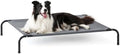 Love's cabin Elevated Cooling Dog Bed for Large Dogs, Portable Indoor & Outdoor Raised Pet Dog Cat Cot, Durable Summer Frame with Breathable Mesh, Grey, 48 inches by Lovescabin