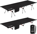 Naturehike ArmyWild Folding Camping Cot, Height Adjustable Ultralight Backpacking Cot, Portable Camping Bed for Camping Hiking Travel Home by Naturehike