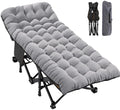 ABORON XXL Folding Camping Cot for Adults, 32 in Wide with Mattress, 900 lb by ABORON