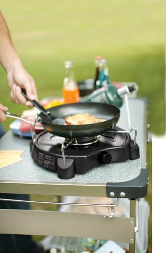Coleman PowerPack 7,500 BTU Propane Camping Stove, Portable Adjustable Burner with Precise Temperature Control Fits 12-Inch Pan, Great for Camping, Hunting, Backpacking, Tailgating, & More - Image 3